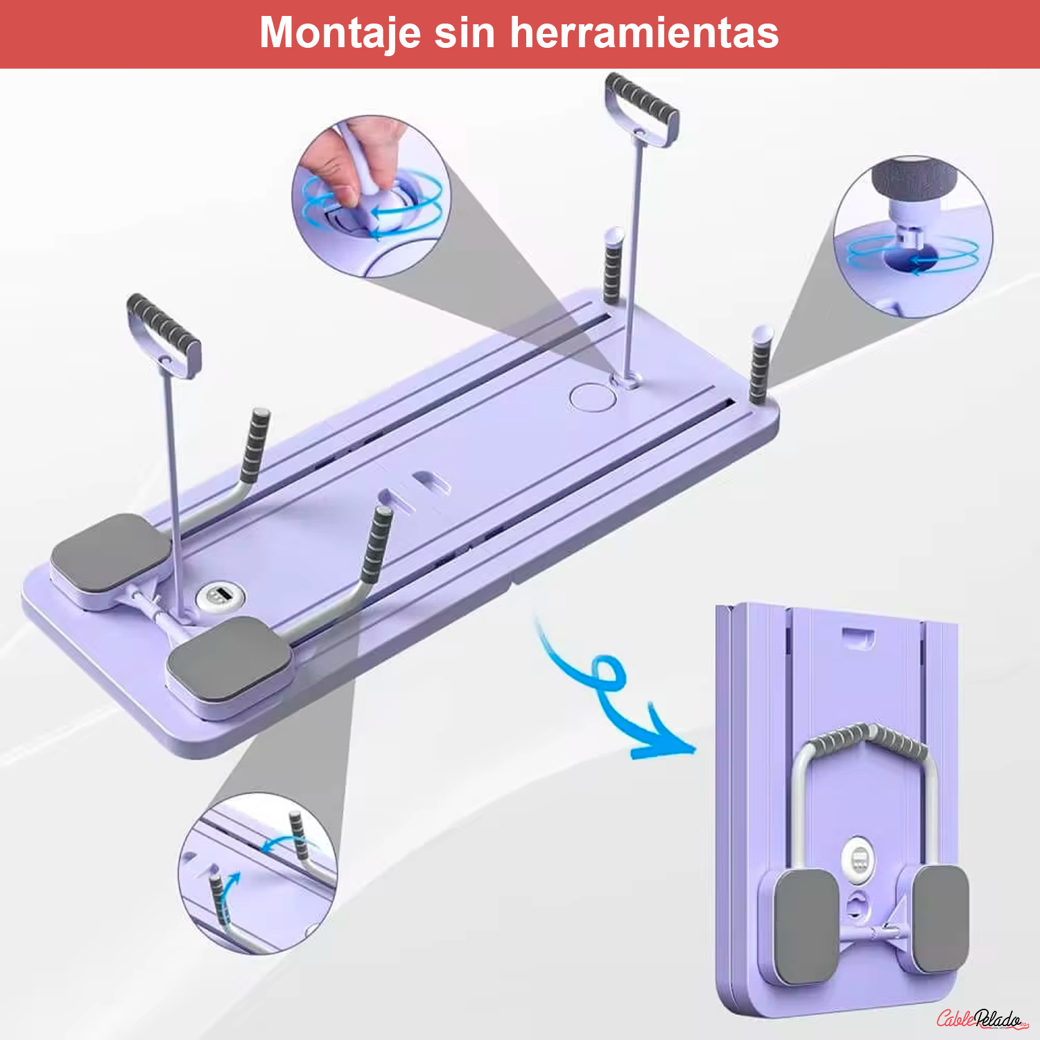 Tabla de Flexiones Multifuncional y Plegable