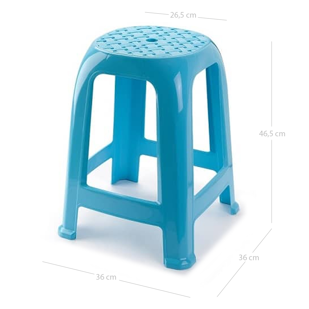 Taburete de plastico  Turquesa