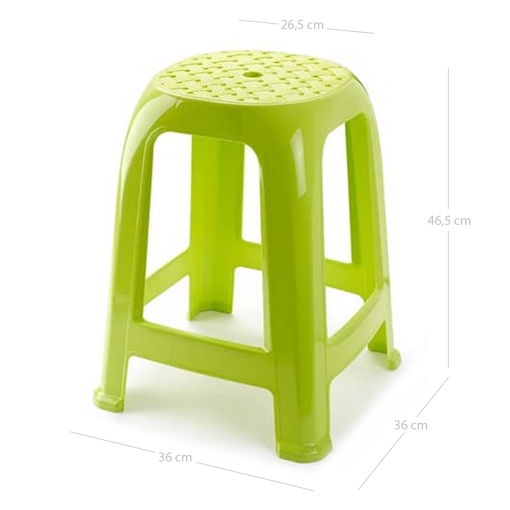 Taburete de plastico  Verde