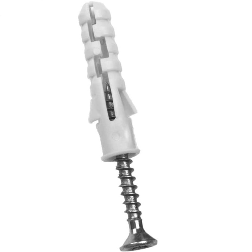 Taco de nylon (17 uds) 10x40 mm Gris
