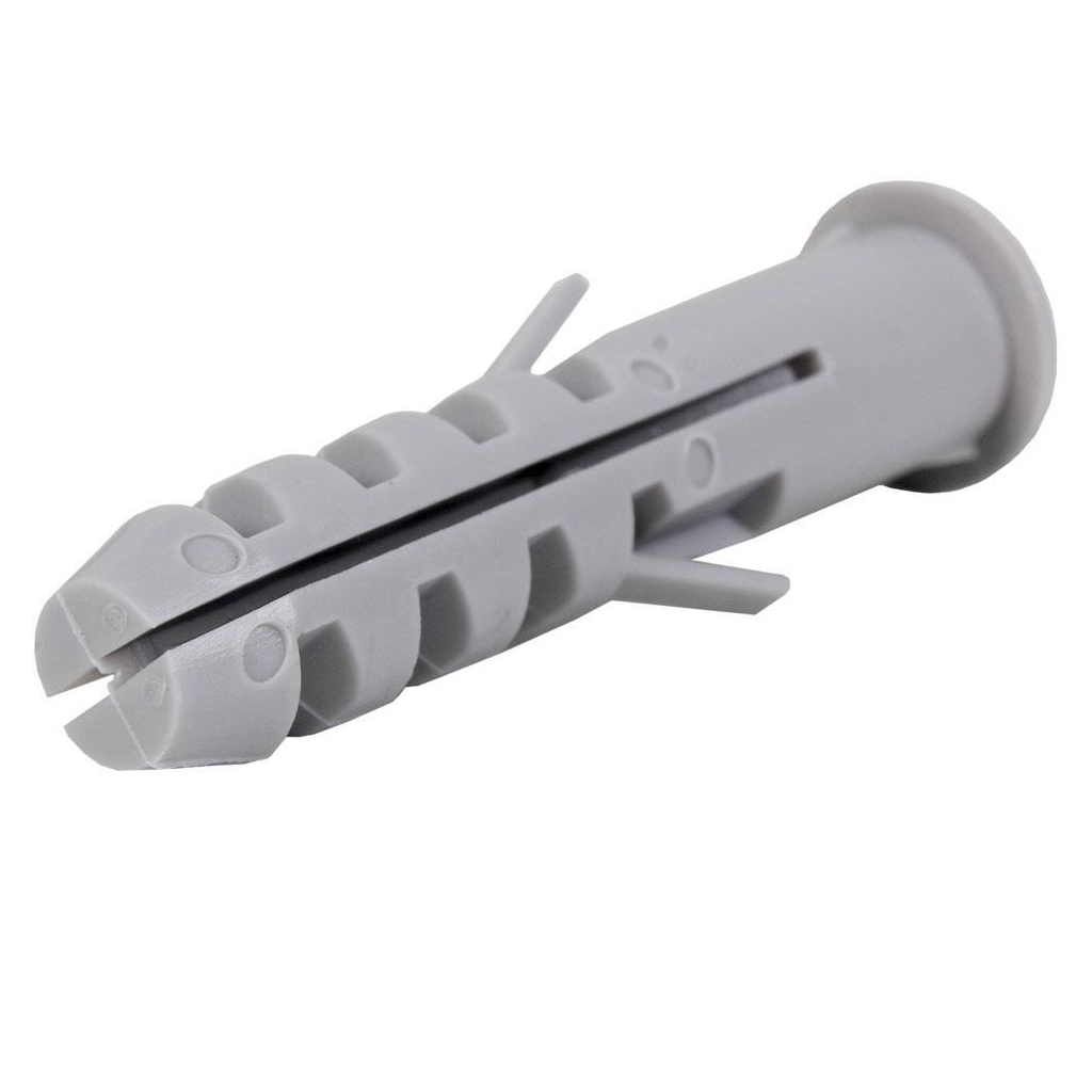 Taco de nylon (17 uds) 10x40 mm Gris