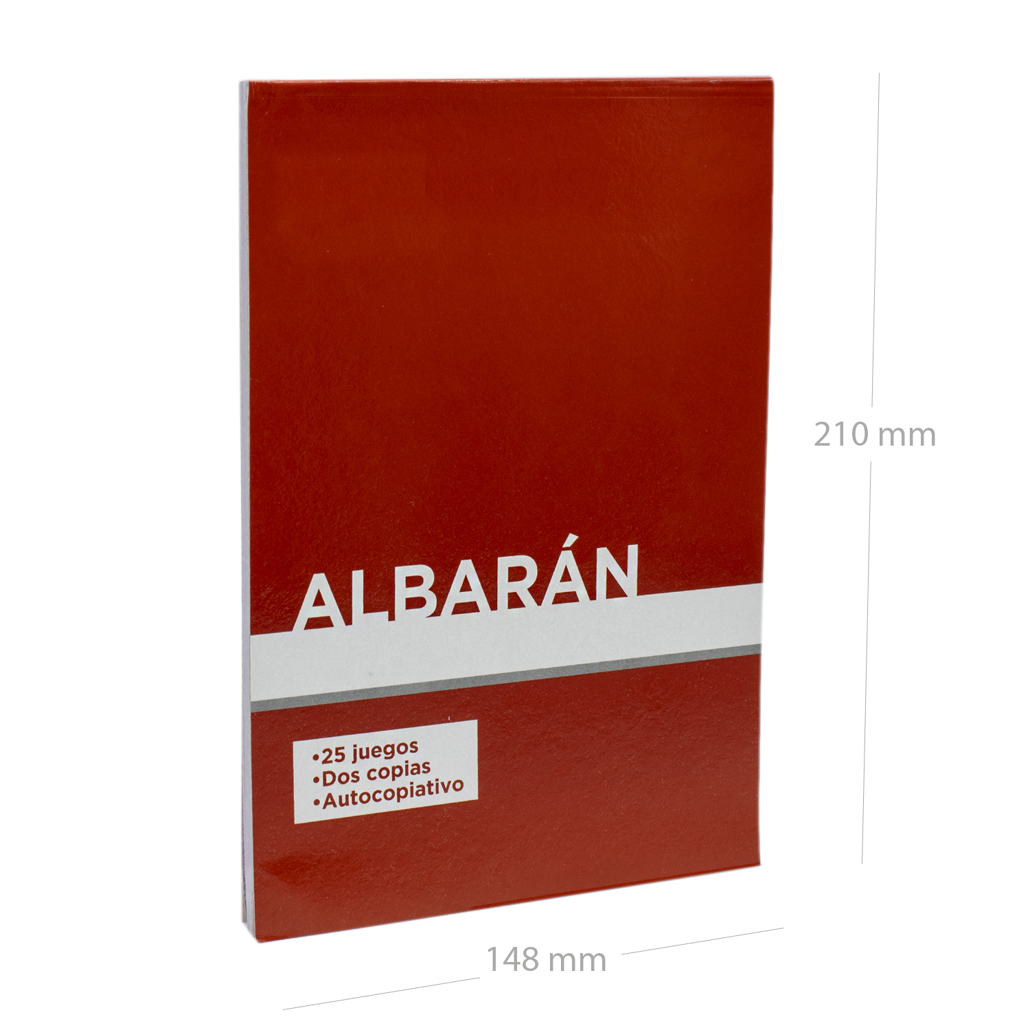 Talonario albaran 2 copias A5 Blanco