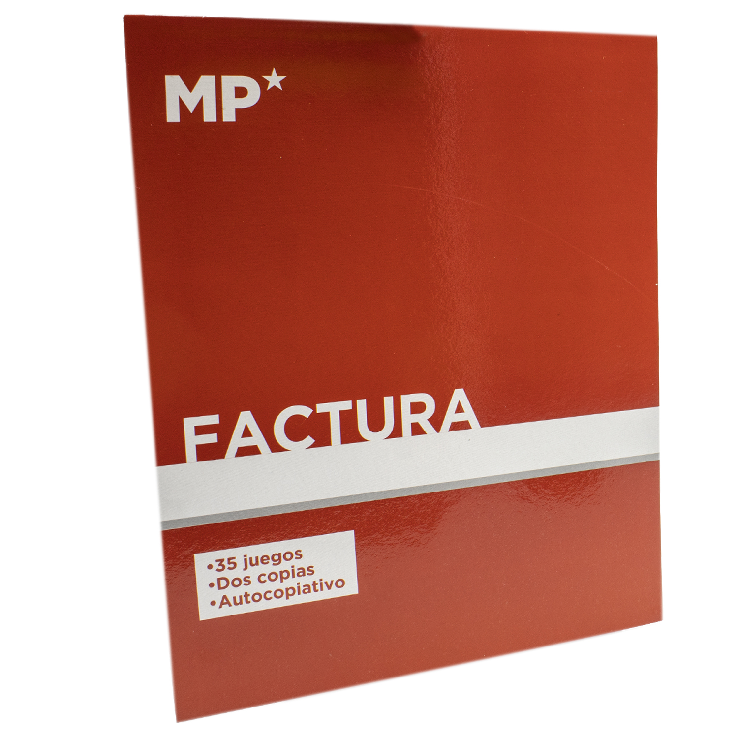 Talonario facturas 2 copias 35 hojas 21x25 cm Blanco