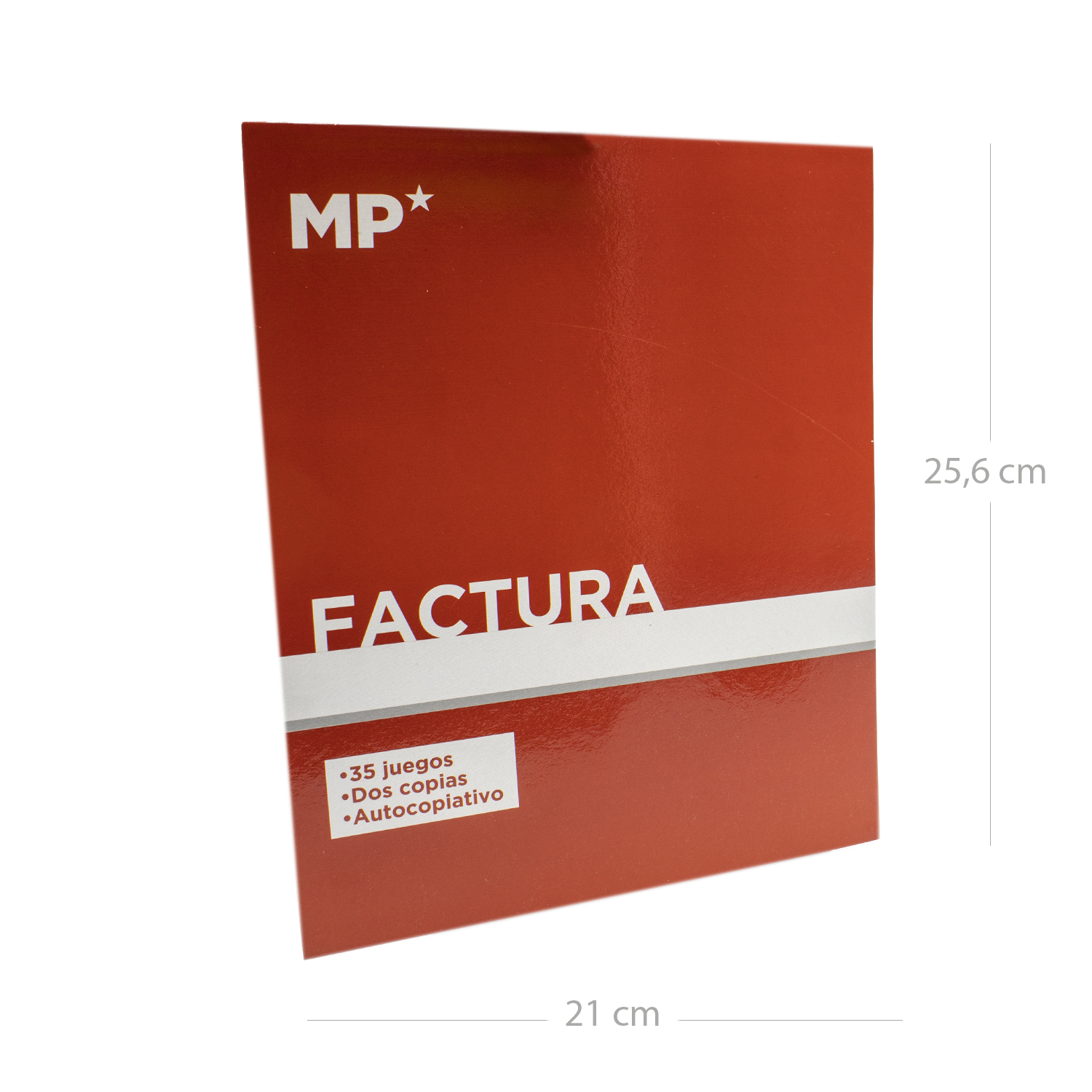 Talonario facturas 2 copias 35 hojas 21x25 cm Blanco