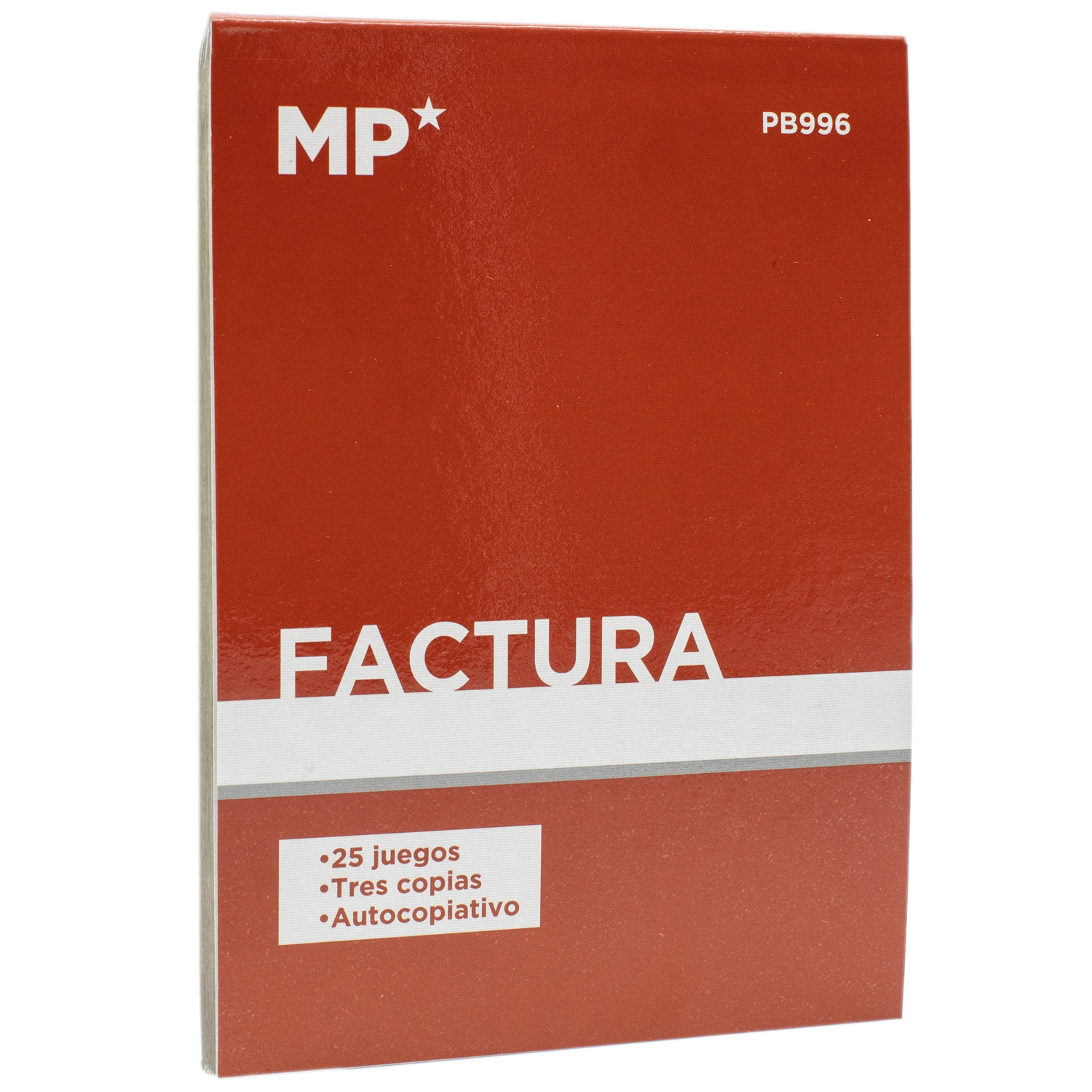 Talonario facturas 75 hojas papel litografico A6 Blanco