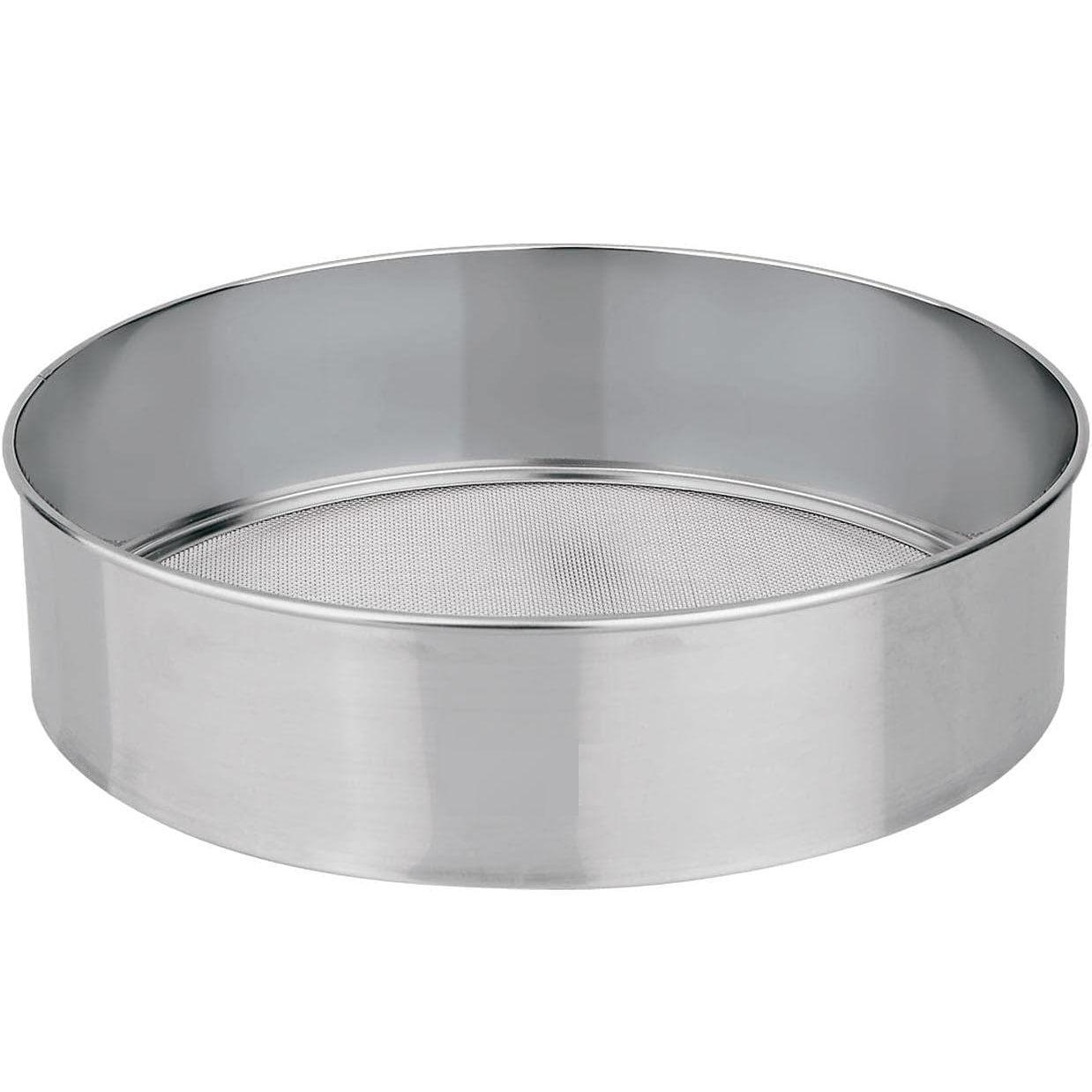 Tamizador de harina 18 cm Plateado