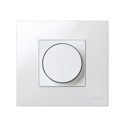 Tapa boton regulador electronico Simon 27 Play  Blanco