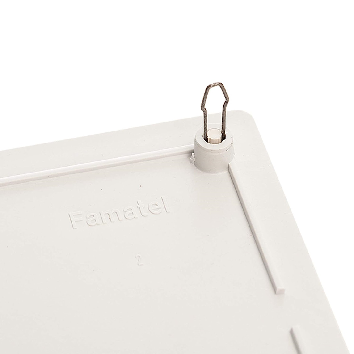 Tapa de caja de registro rectangular 200x130 mm Blanco