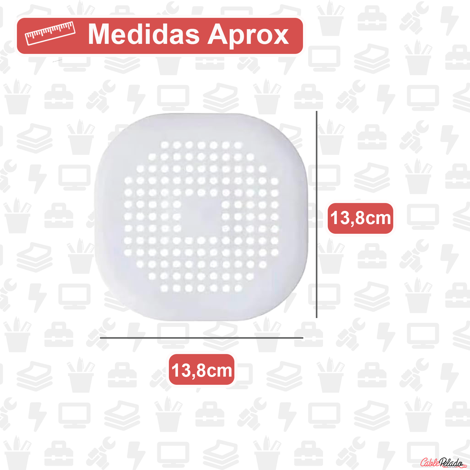 Tapa De Drenaje Para Baño o Fregadero  Blanco