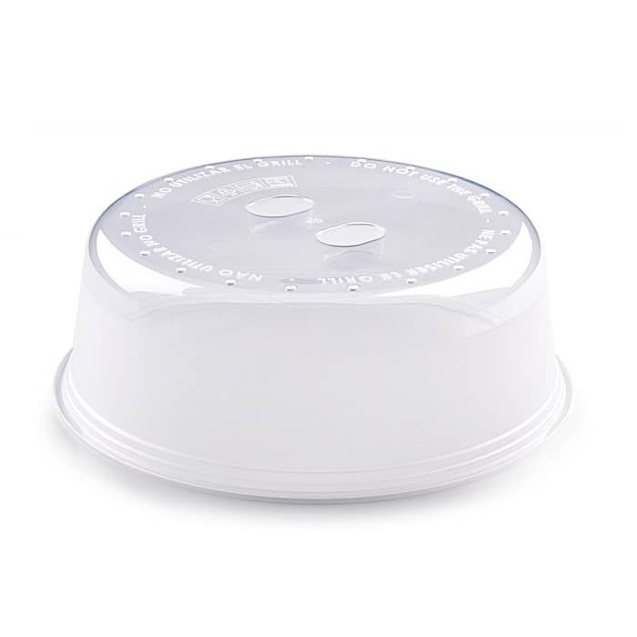 Tapa Microondas Grande alta con salida de vapor 27 cm Transparente