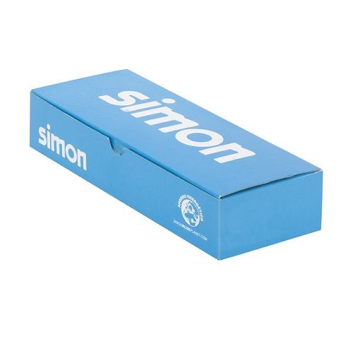 Tapa para la base de enchufe schuko negro brillante Simon 100 —  Rehabilitaweb