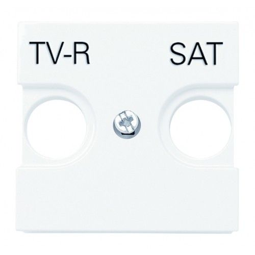 Tapa toma TV Niessen Zenit  Blanco