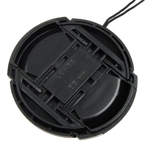 Tapa universal para lentes de camara 40.5 mm Negro