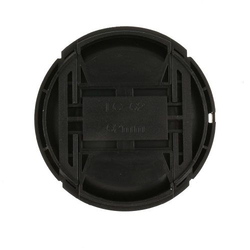 Tapa universal para lentes de camara 62 mm Negro