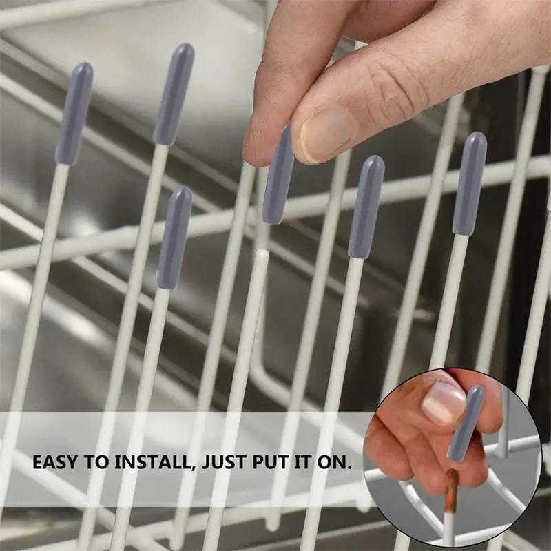 Tapas para Cesto Lavavajillas universal 100 uds  Gris
