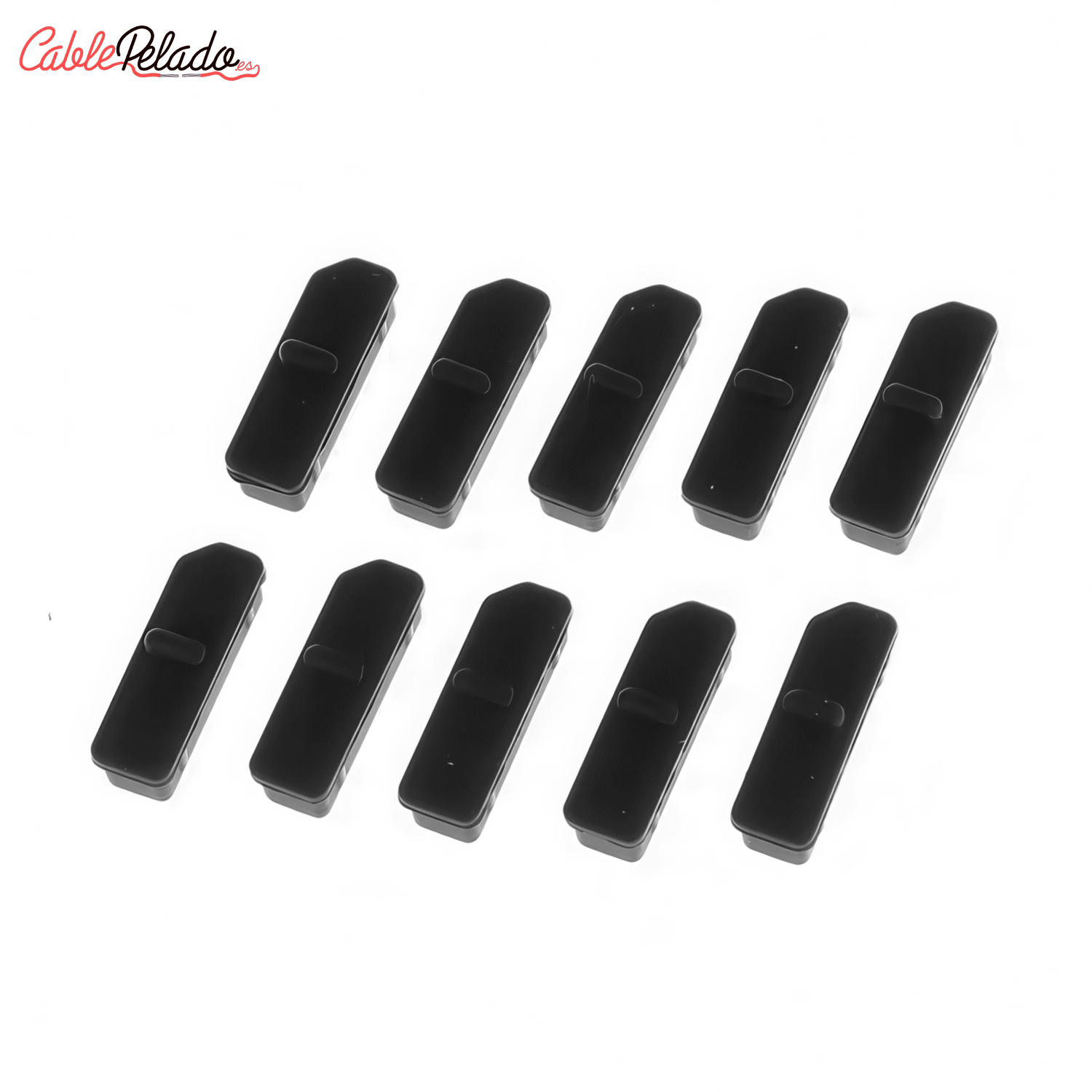 Tapon anti-polvo para puerto DisplayPort (10ud/bolsa)  Negro