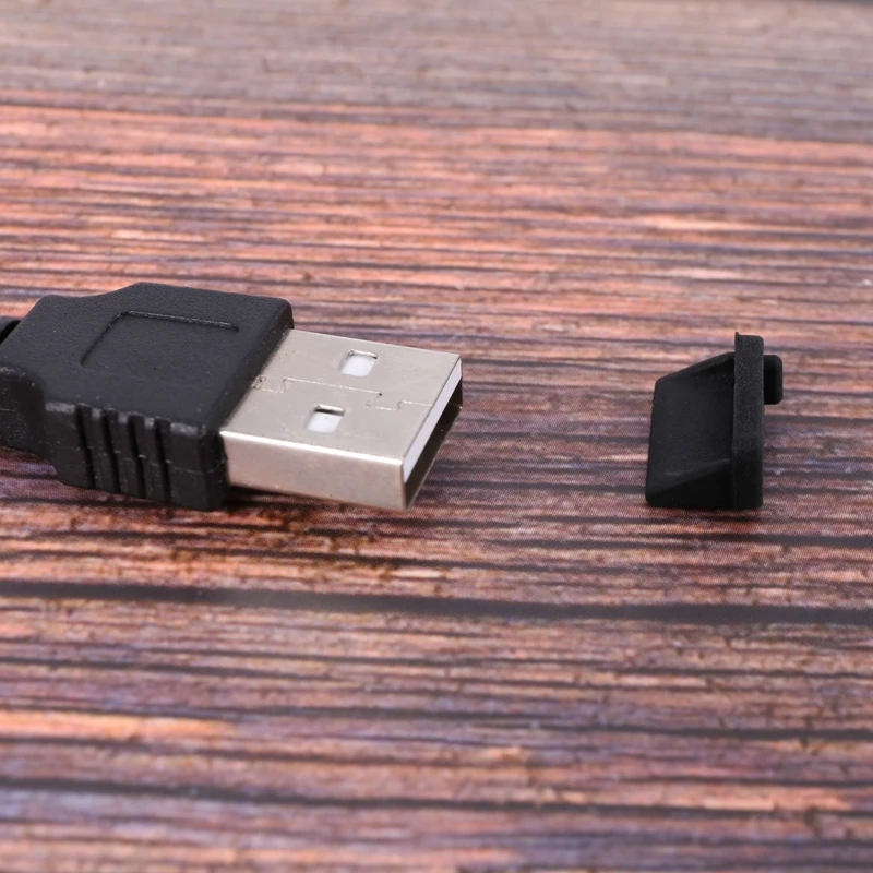 Tapon anti-polvo para puerto USB (10ud/bolsa)  Negro