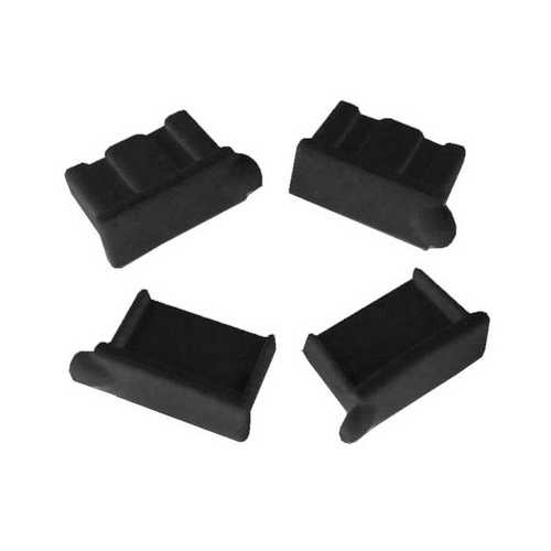 Tapon anti-polvo para puerto USB (10ud/bolsa)  Negro
