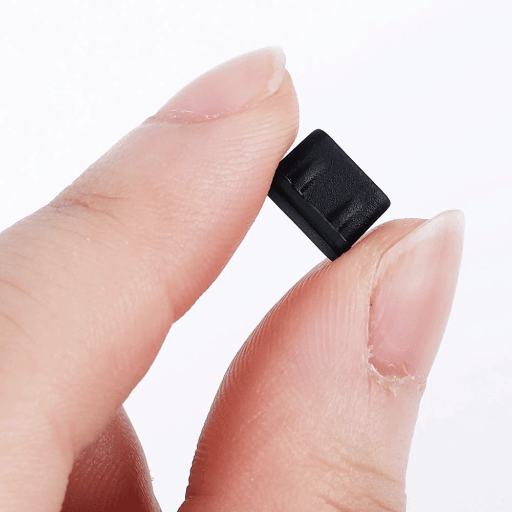 Tapon anti-polvo para puerto USB C (10ud/bolsa) Negro