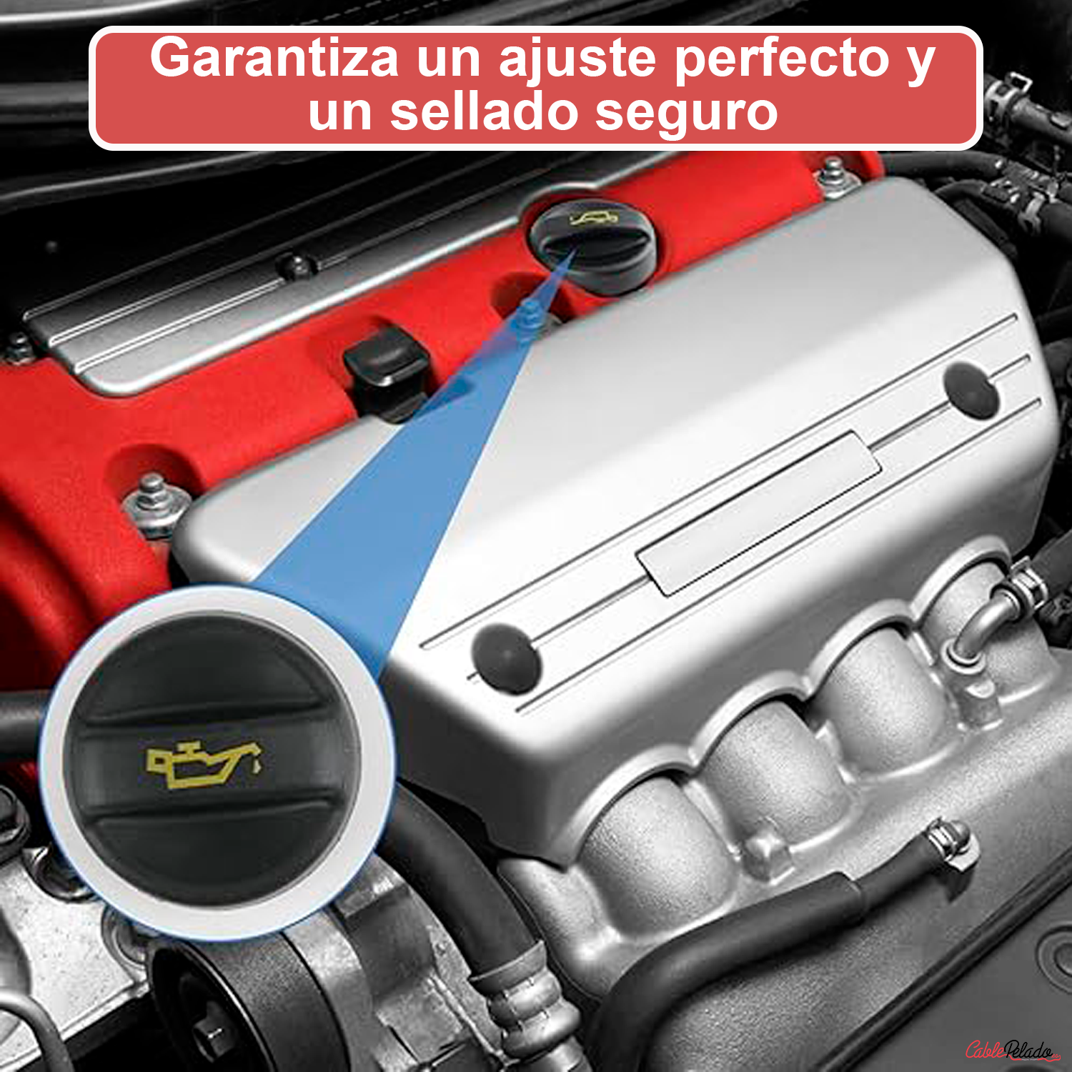 Tapón De Llenado Filtro Aceite Compatible Con Peugeot Y Citroen  Negro