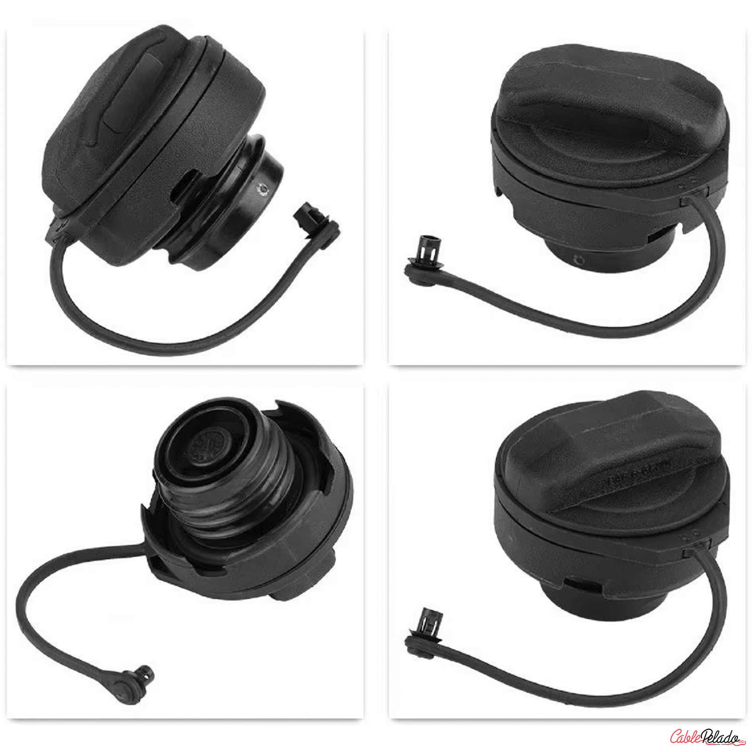 Tapon Del Deposito De Combustible Diesel 1J0201550A  Negro