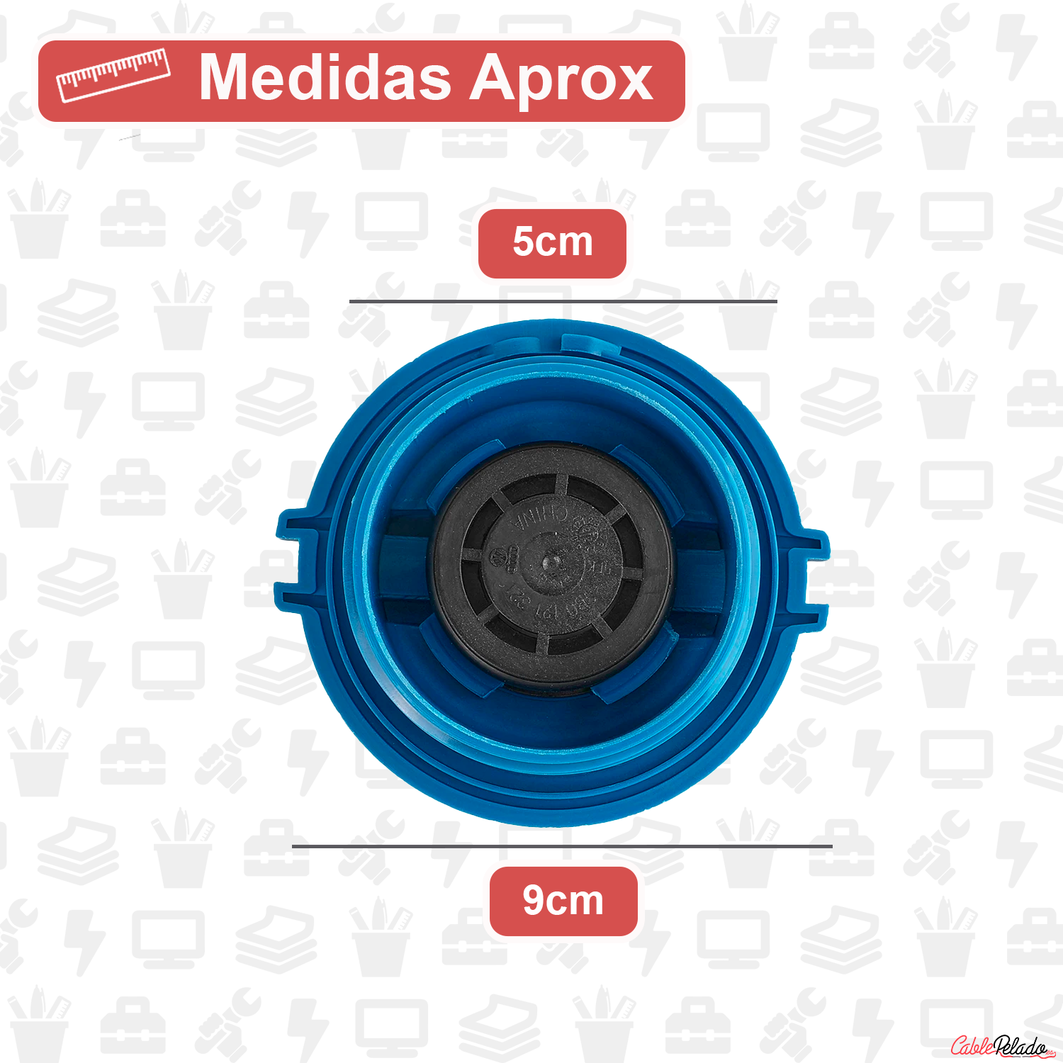 Tapon Del Tanque Refrigerante Del Motor  Azul