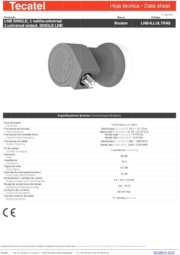 Tecatel Illusion - LNB  Gris