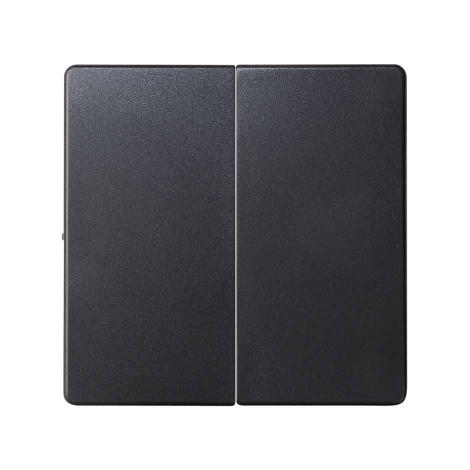 Tecla doble interruptor conmutador Simon 82  Negro