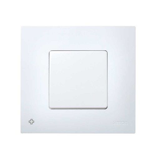 Tecla para mecanismos ancha Simon 27 Play  Blanco