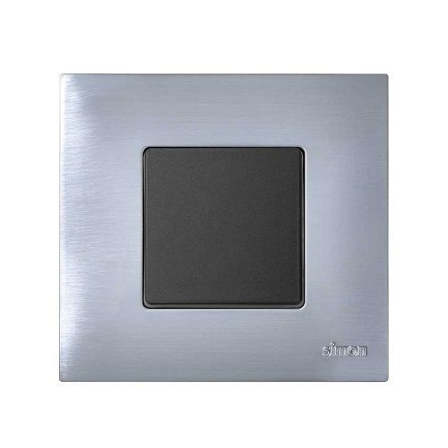 Tecla para mecanismos ancha Simon 27 Play  Negro