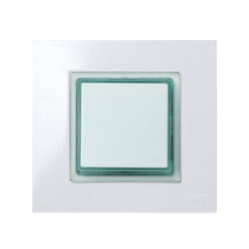 Tecla para mecanismos ancha Simon 27 Play  Verde