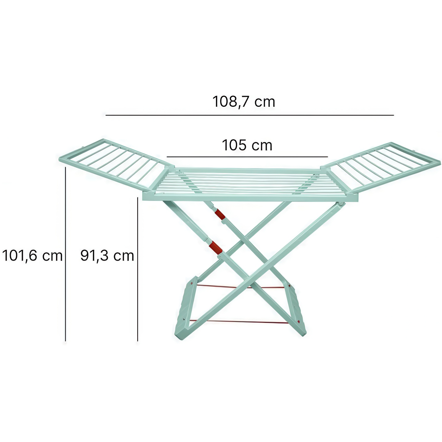 Tendedero Plegable plastico  Verde