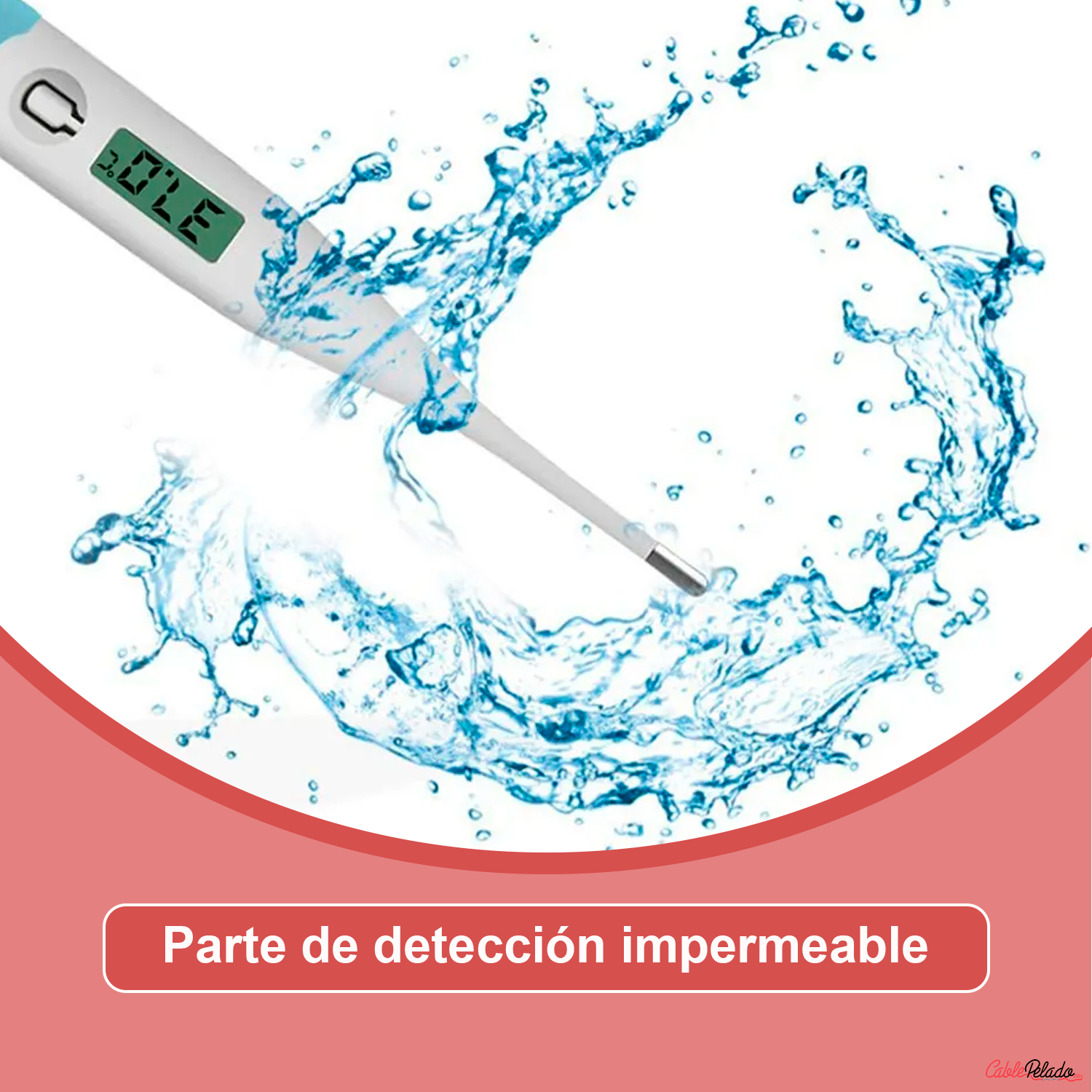 Termómetro Digital Bucal y Axila  Blanco