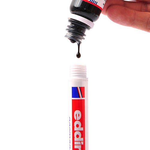 Tinta para recargar marcador edding 30 ml Negro