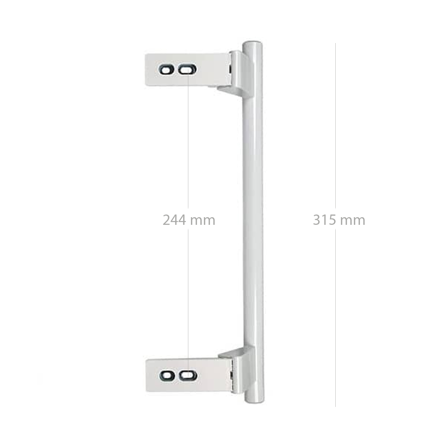 Tirador palanca en forma de barra para frigorífico Liebherr  Blanco