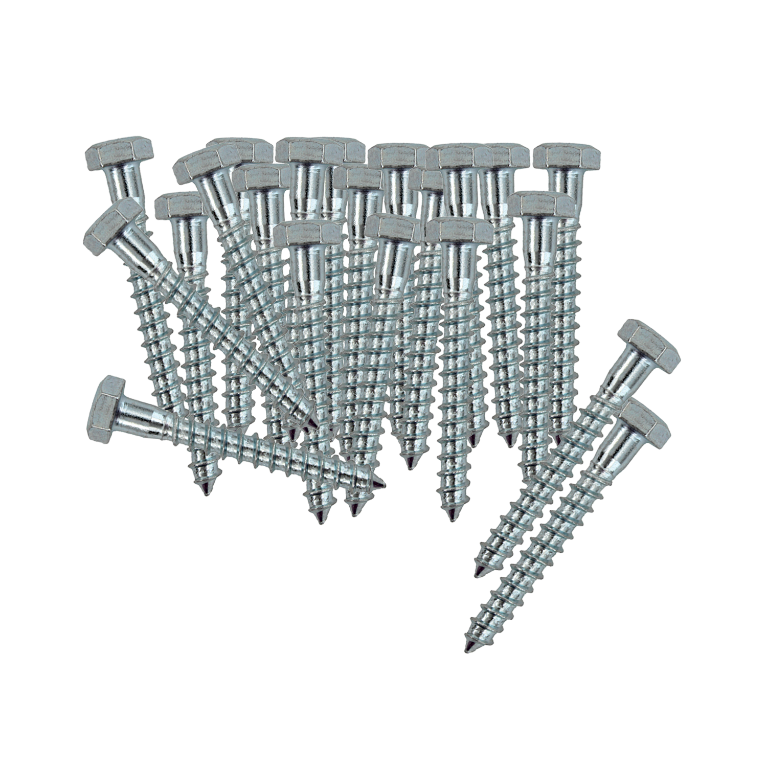 Tornillo/Tirafondo cabeza hexagonal DIN 571 8X60  Plateado