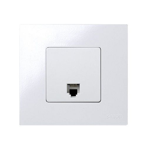 Toma telefono RJ12 Simon 27 Play  Blanco