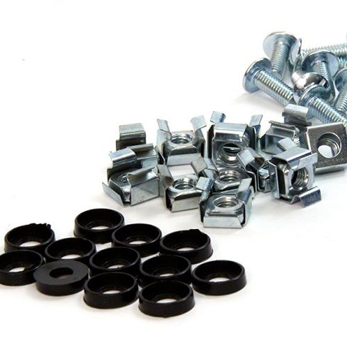 Tornilleria M6 para rack 20 unidades tornillo  Gris
