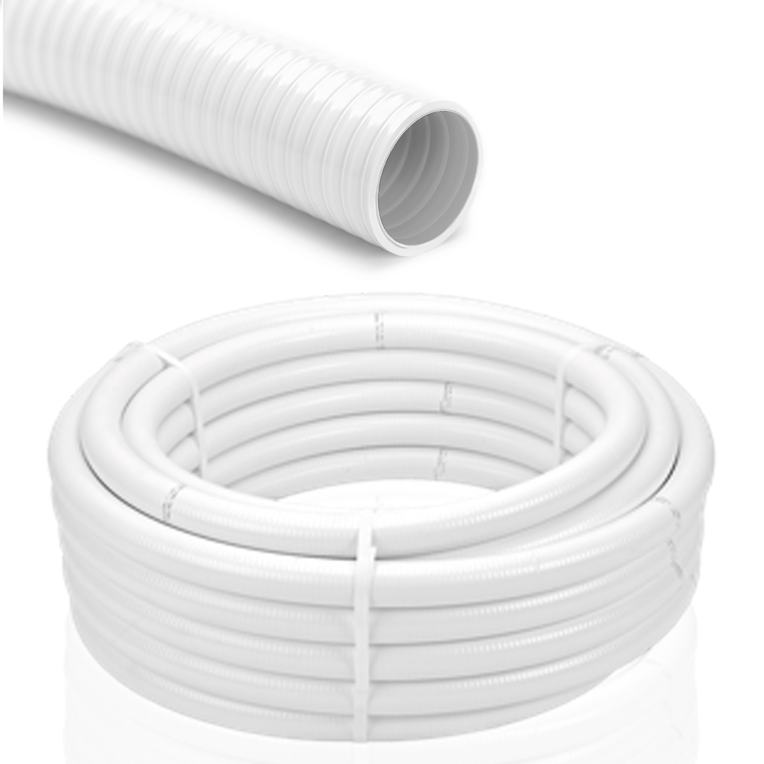 Tubo Flexible hidrotubo 16x20 25M  Blanco