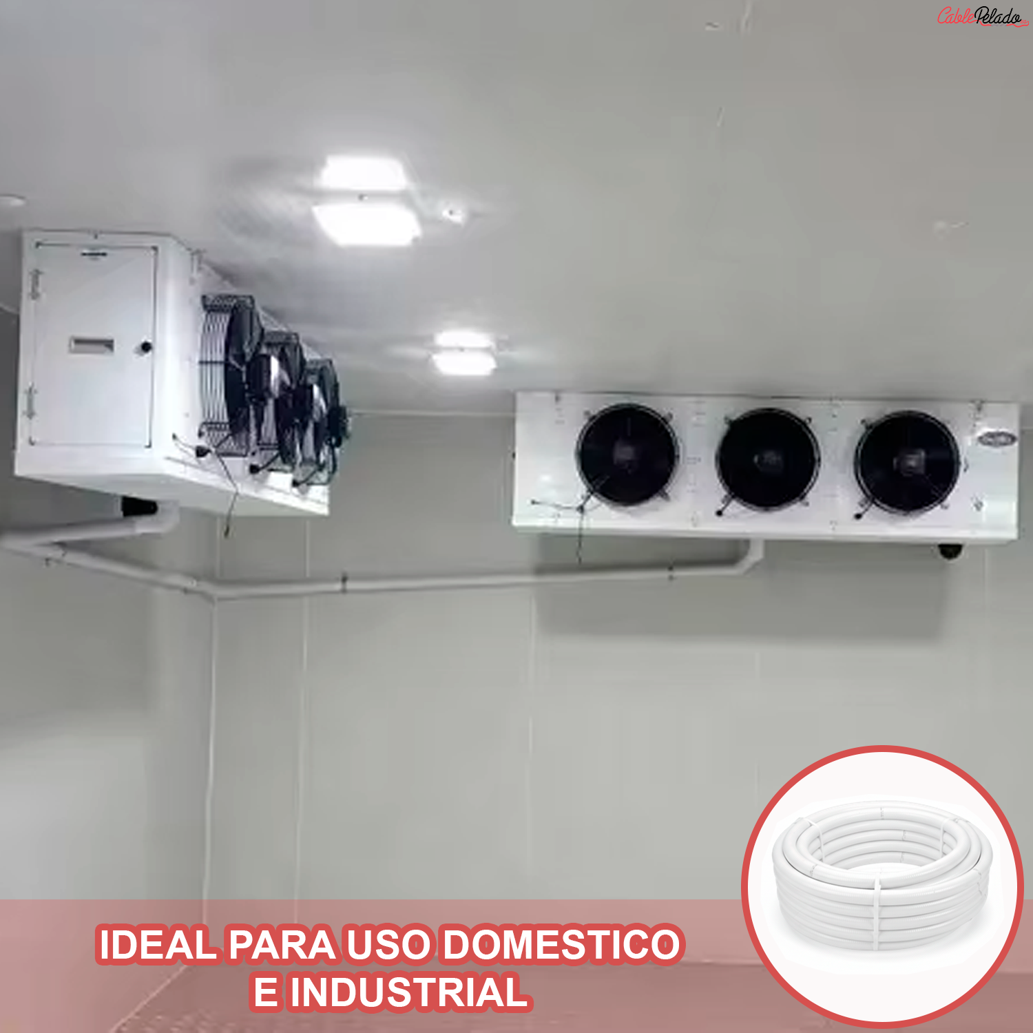 Tubo Flexible hidrotubo 16x20 25M  Blanco