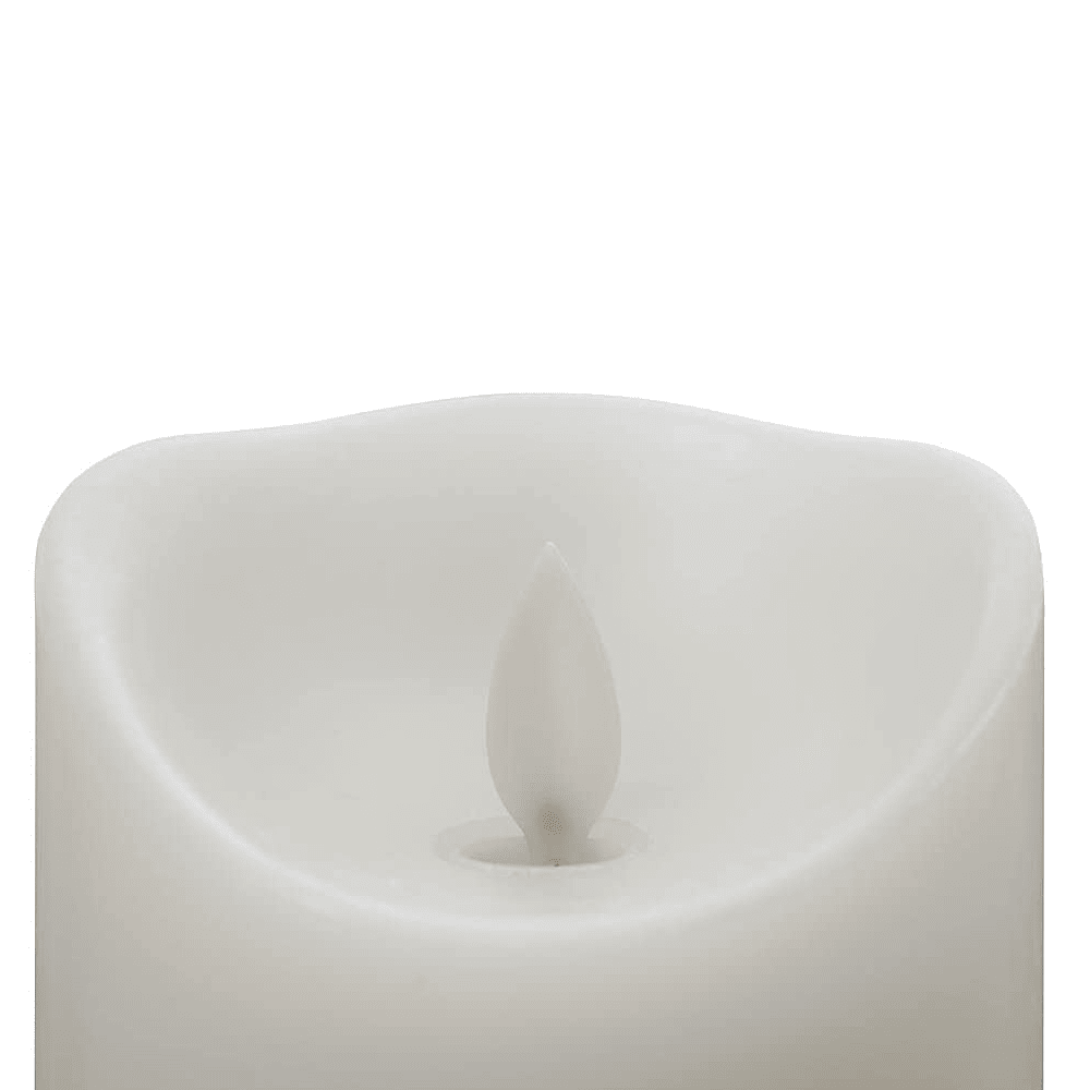 Vela LED de cera real 7.5 x 10 cm    1.5W