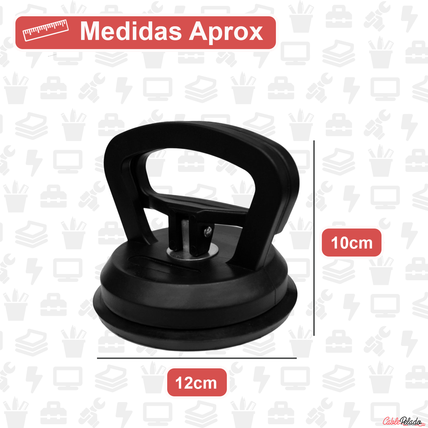 Ventosa Para Sacar Bollos v2  Negro