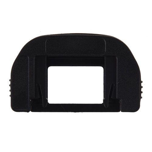Visor de caucho compatible con Canon EF EOS  Negro