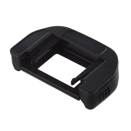 Visor de caucho compatible con Canon EF EOS  Negro