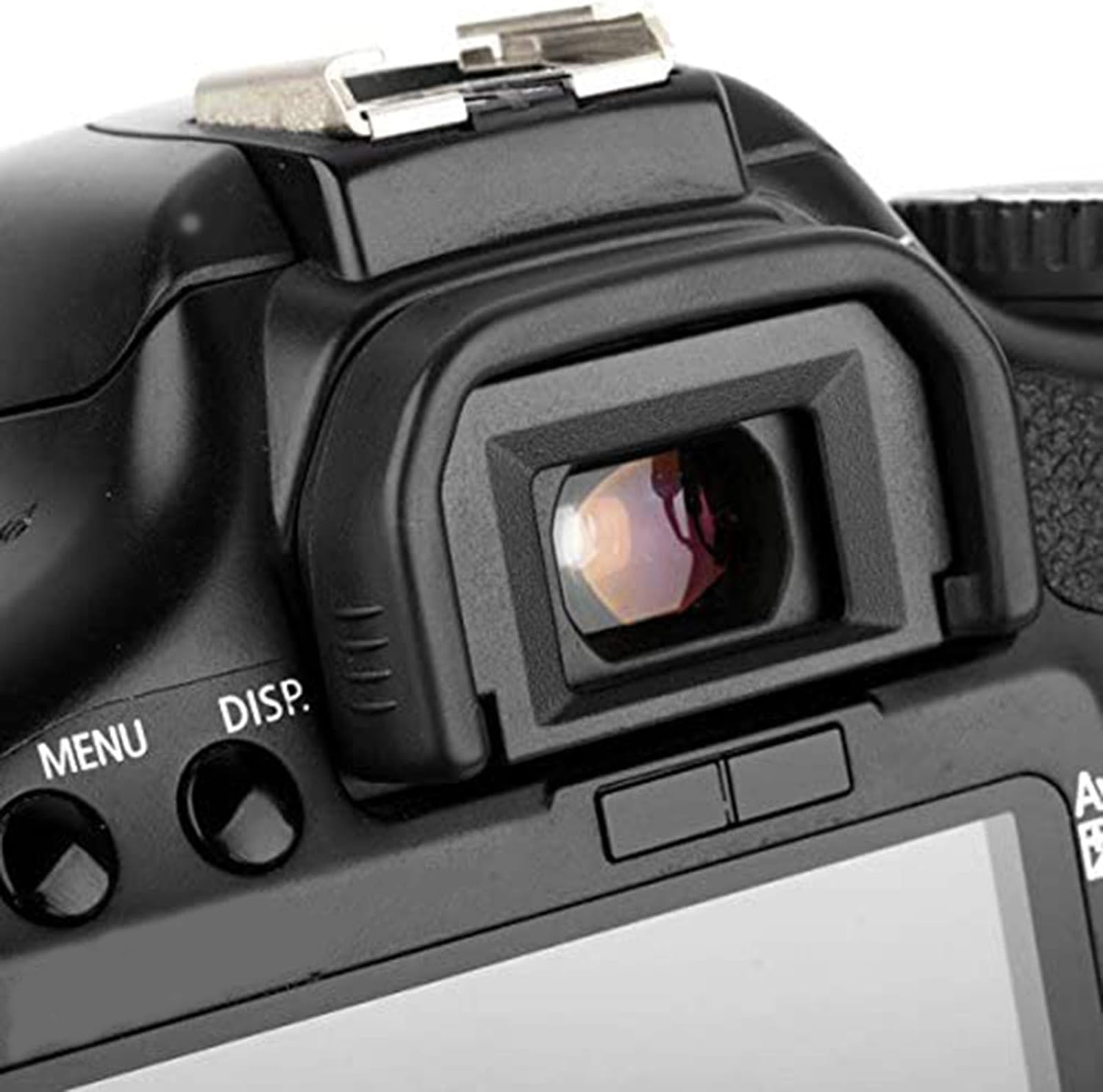 Visor de caucho compatible con Canon EF EOS  Negro