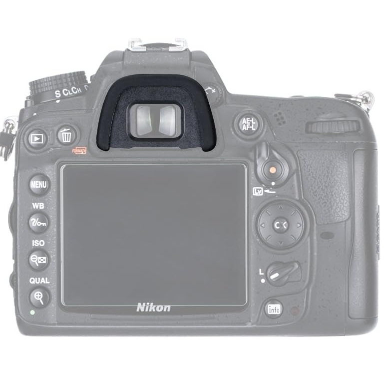 Visor de caucho DK-21 para camara Nikon  Negro